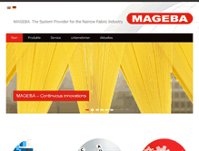 Tablet Screenshot of mageba.com